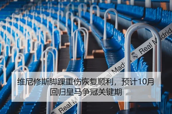 维尼修斯脚踝重伤恢复顺利，预计10月回归皇马争冠关键期